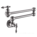 Two Handles Wall Mount Pot Filler Faucet